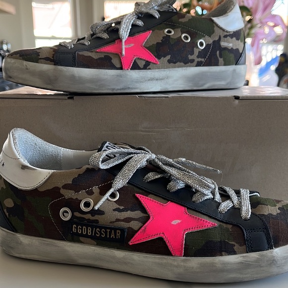 Golden Goose Womens Camo size 38 - Picture 1 of 6